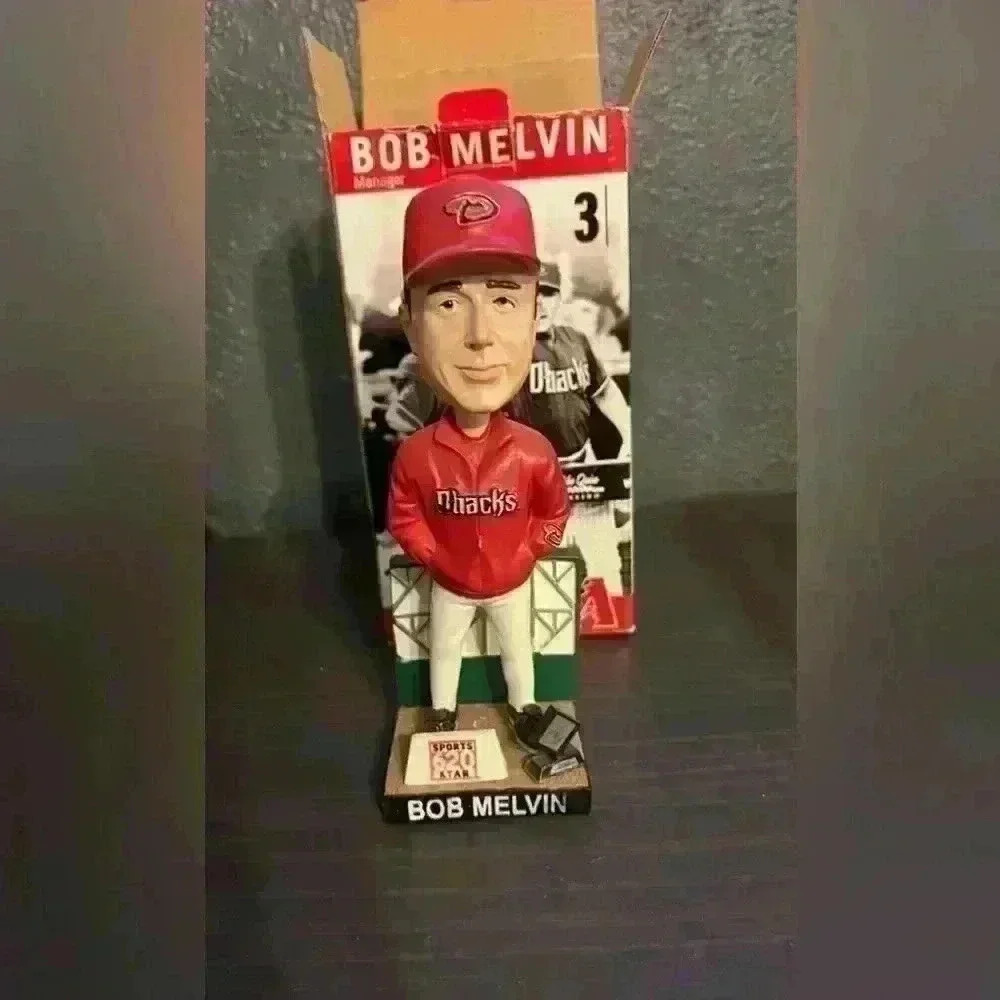 Bob Melvin aka "MAD SCIENTIST" Diamondbacks Bobblehead NIB